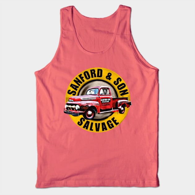 Sanford & Son Salvage Sign Tank Top by Junnas Tampolly